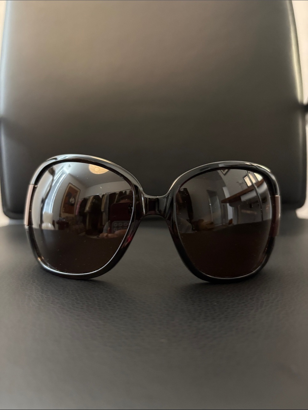 Marc by Marc Jacobs Brown Y2K Oversized Sunglasses